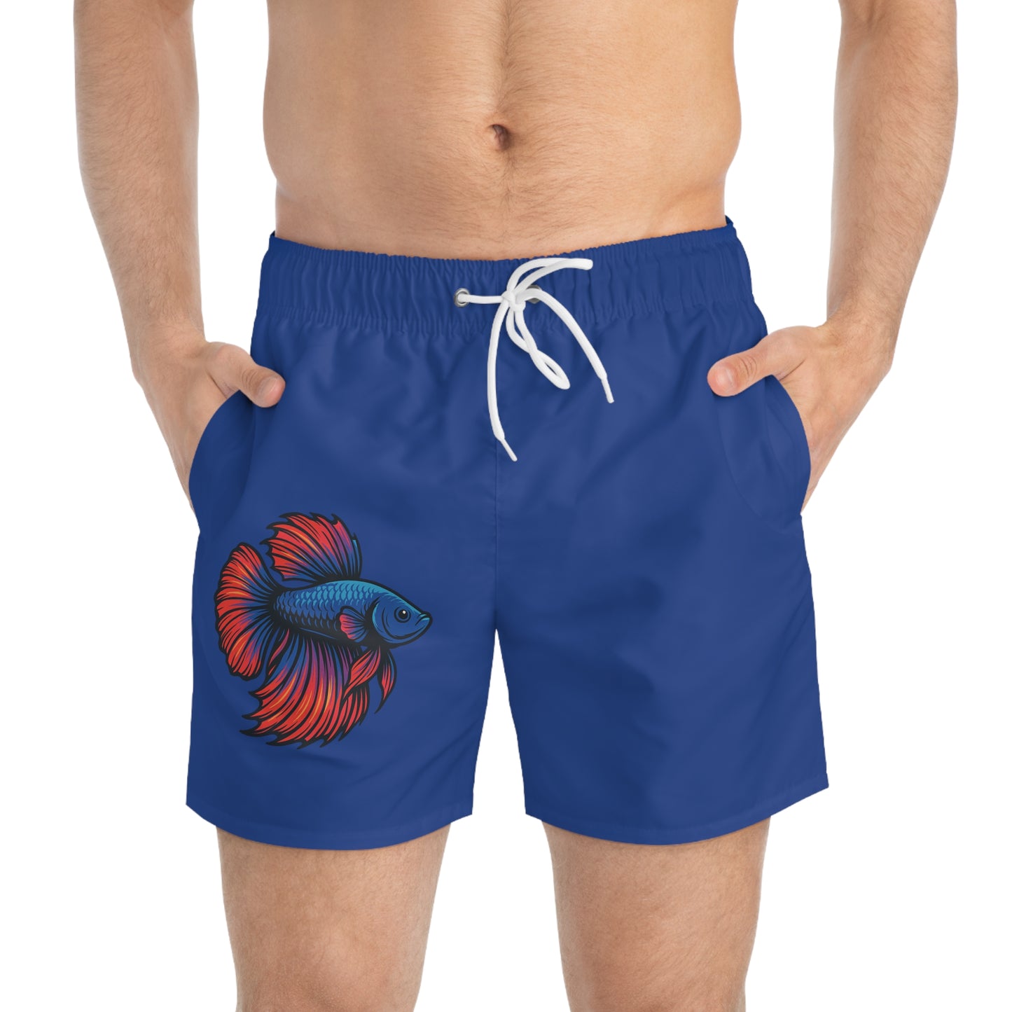 Blue Beta Swim Trunks