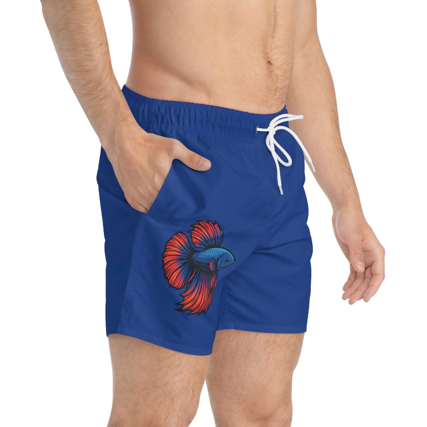 Blue Beta Swim Trunks