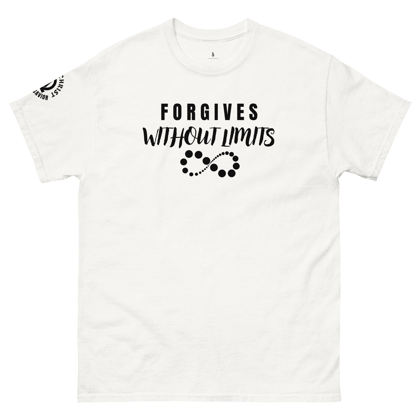 Forgives – Strength in Grace Tee front view white