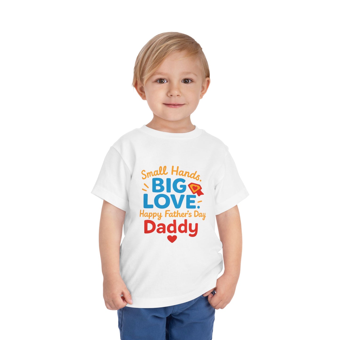 Small Hands, Big Love for Dad Tee