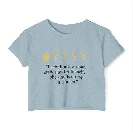 Crop Top - Vestalis: Strength in Grace Collection