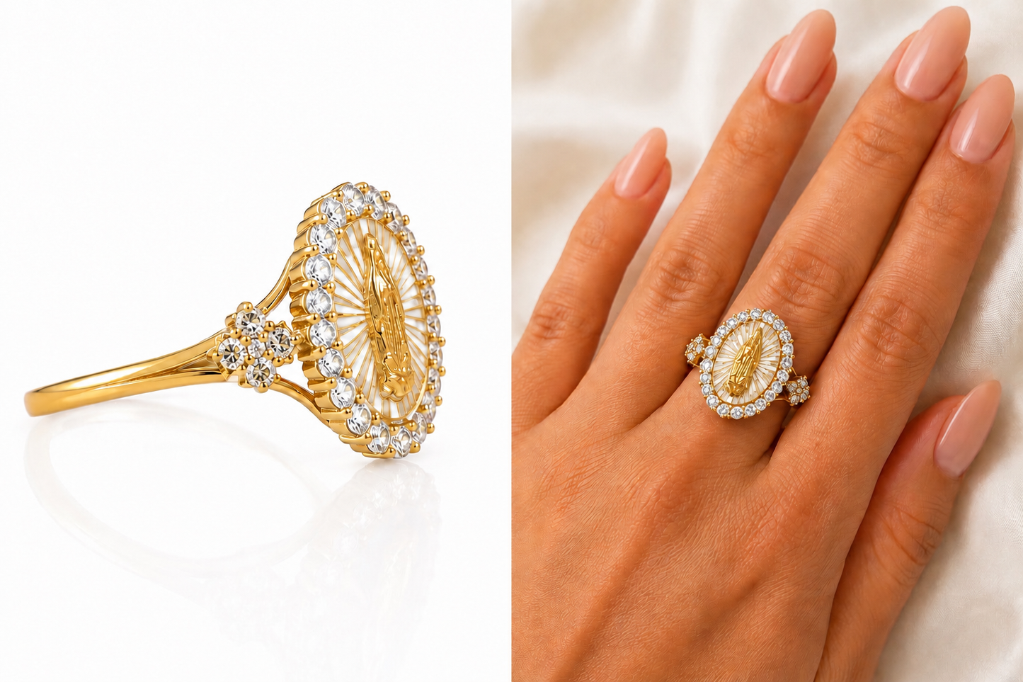 Golden Virgen Ring