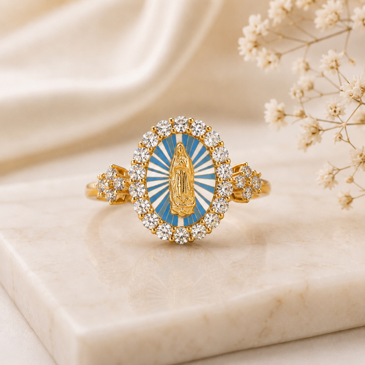 Golden Virgen Ring