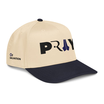 PRAY HAT NAVY LEFT SIDE 