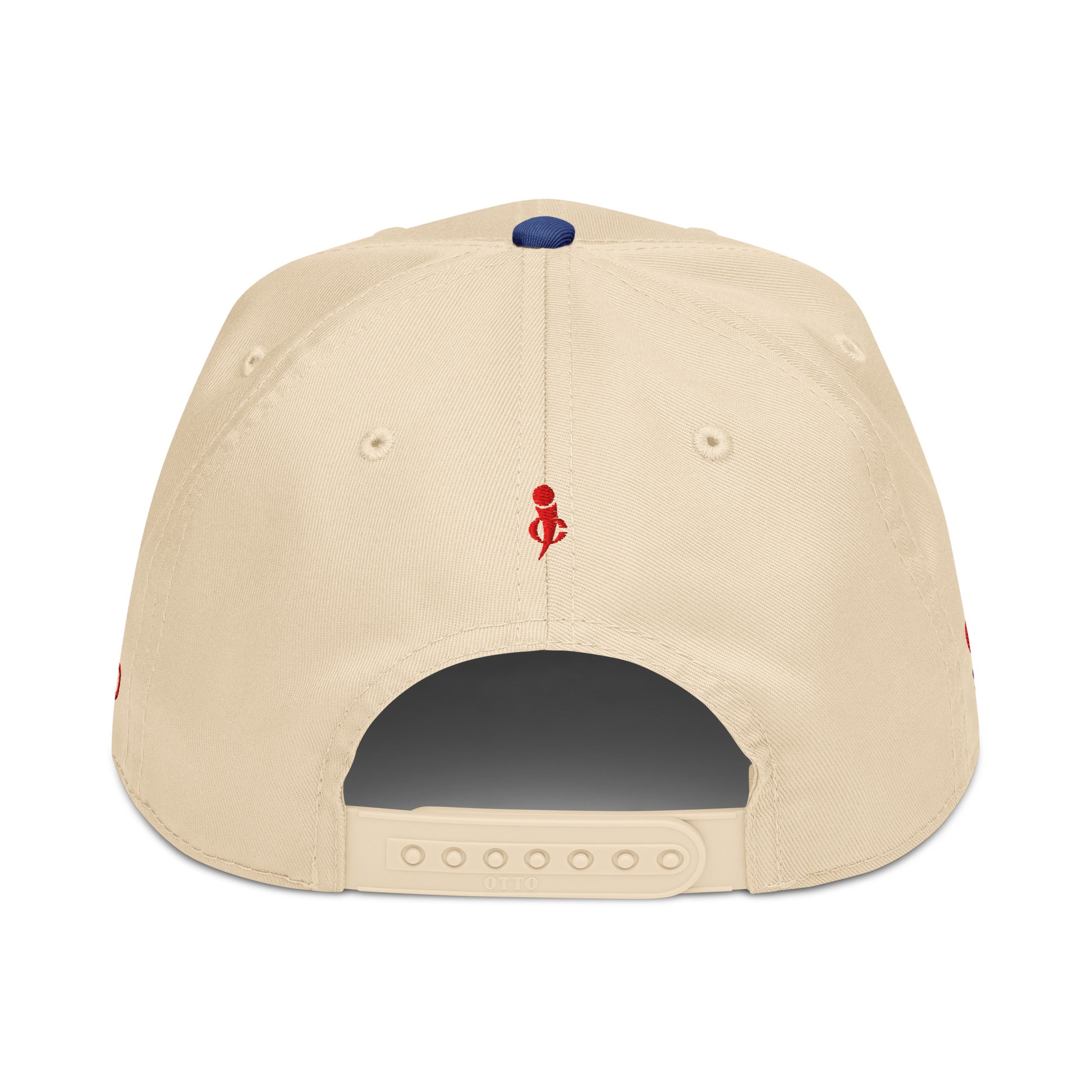 PRAY HAT RED  BACK VIEW 