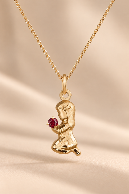 Before You Were Born Birthstone Prayer Necklace
