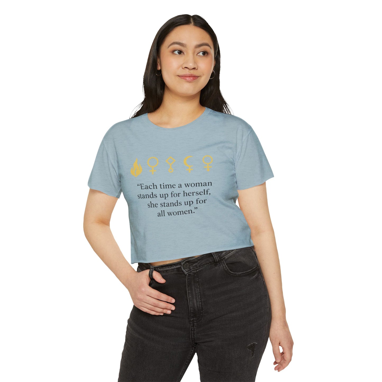 Crop Top - Vestalis: Strength in Grace Collection