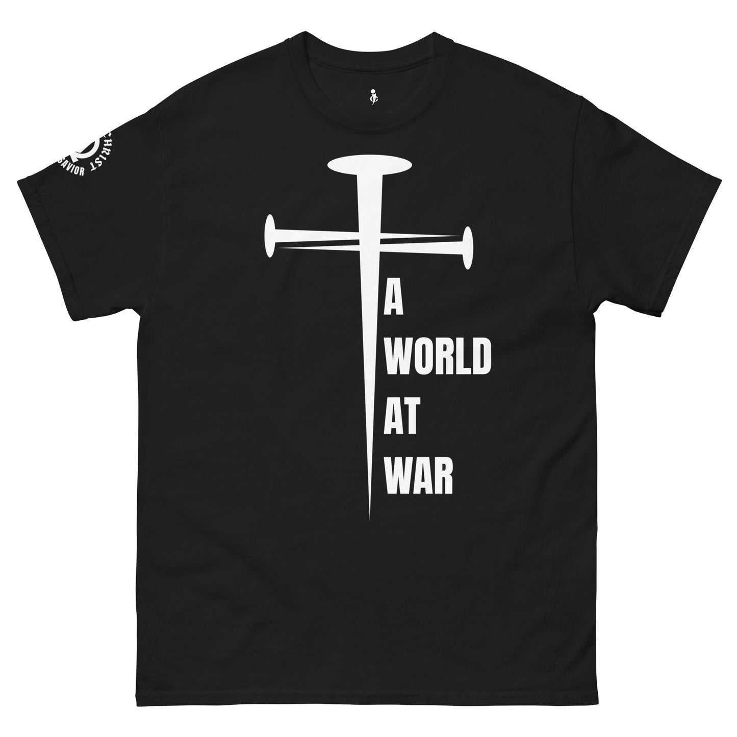 A World at War Tee balck front view 