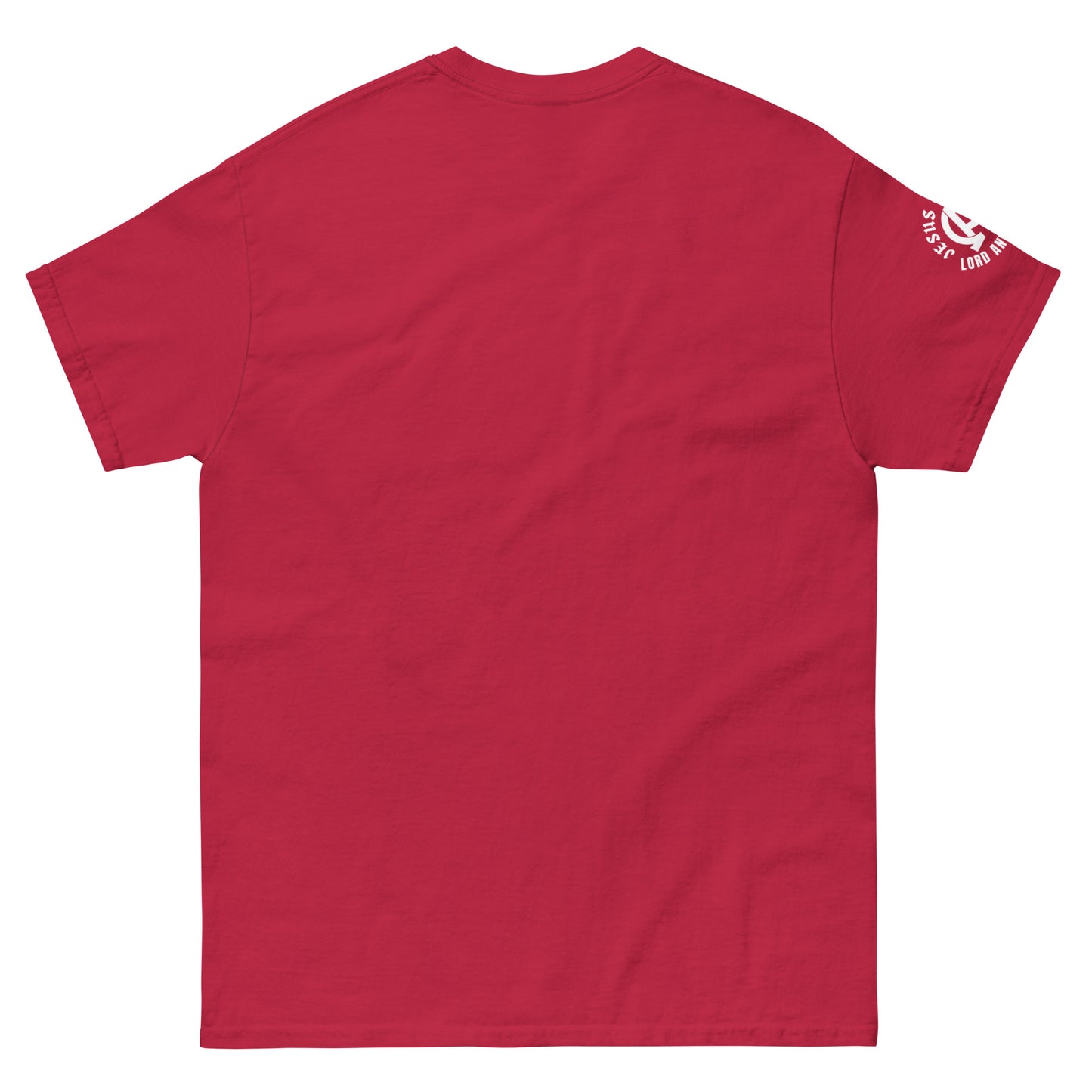 A World at War Tee dark pink front view