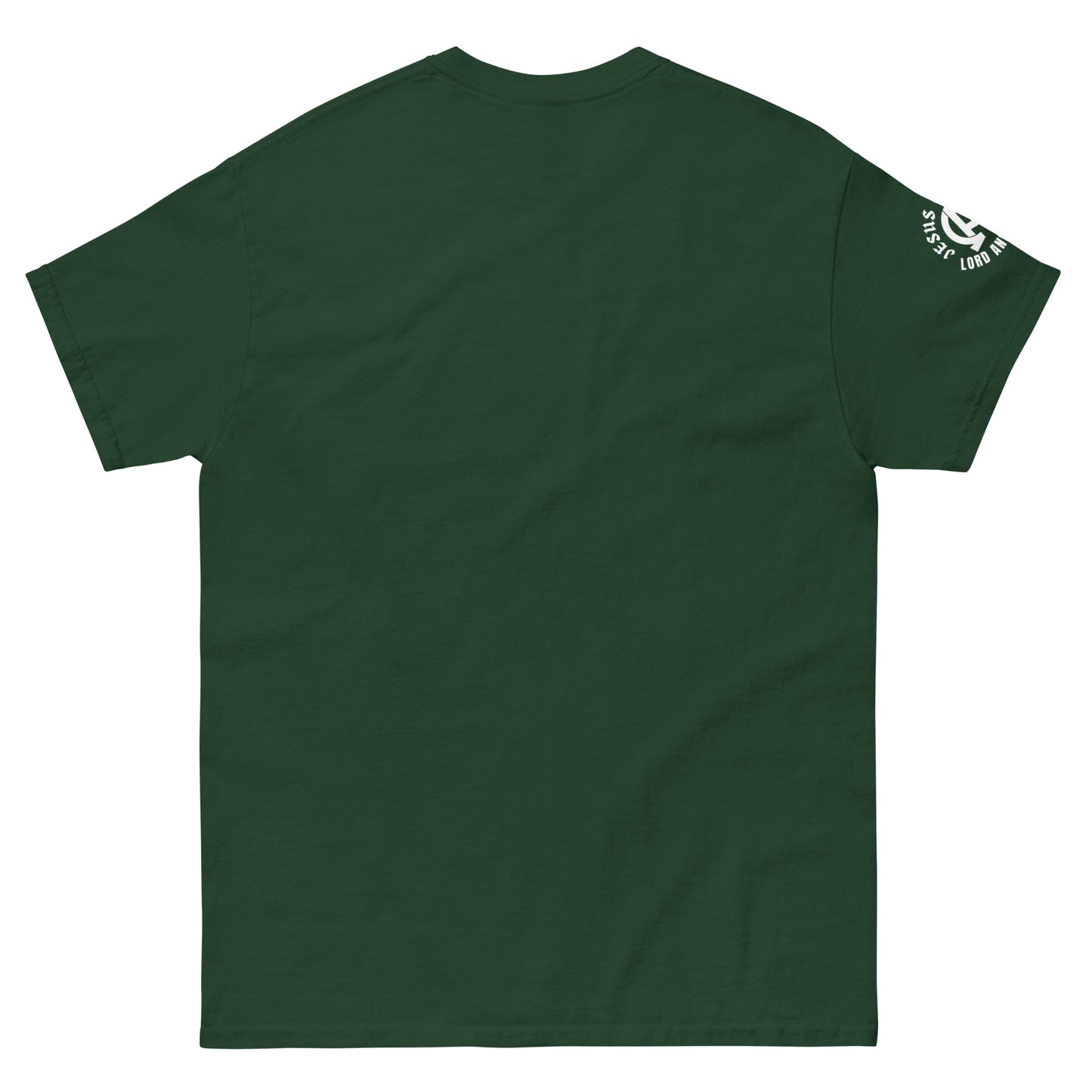A World at War Tee back view forest green