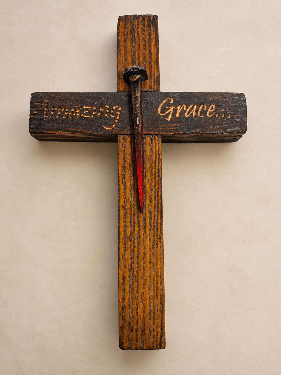 front cross amazing grace 