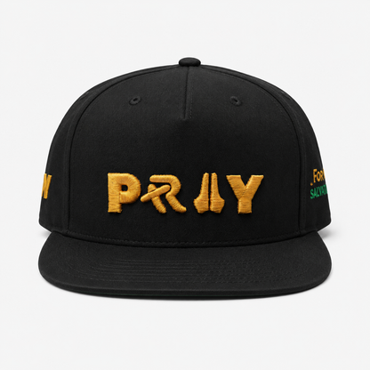 PRAY GOLDEN EDITION BLACK FRONT VIEW 