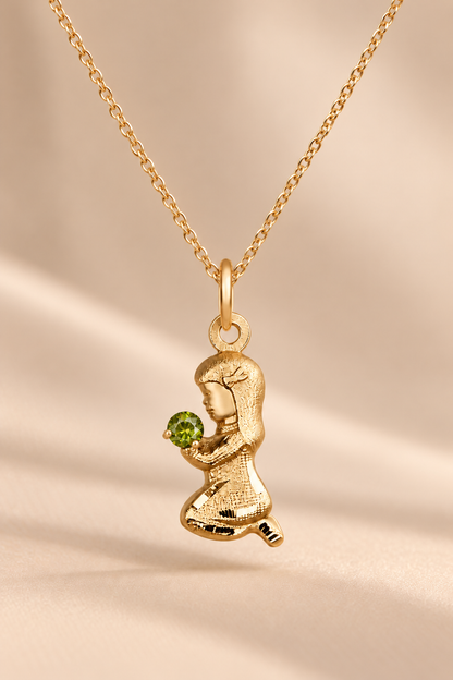 Before You Were Born Birthstone Prayer Necklace