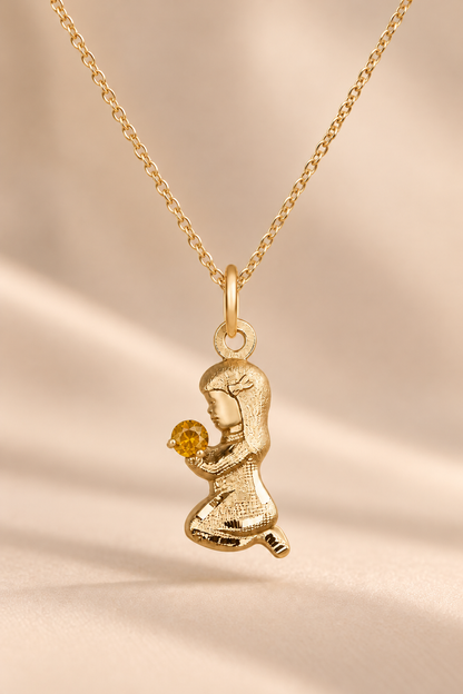 Before You Were Born Birthstone Prayer Necklace