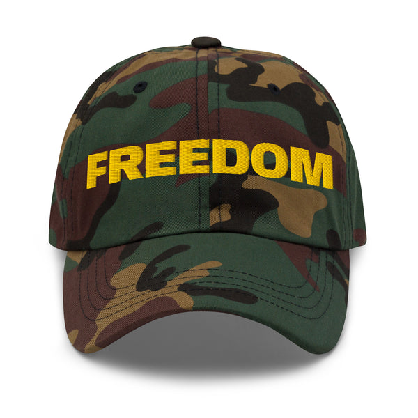 FREEDOM HAT camo front 