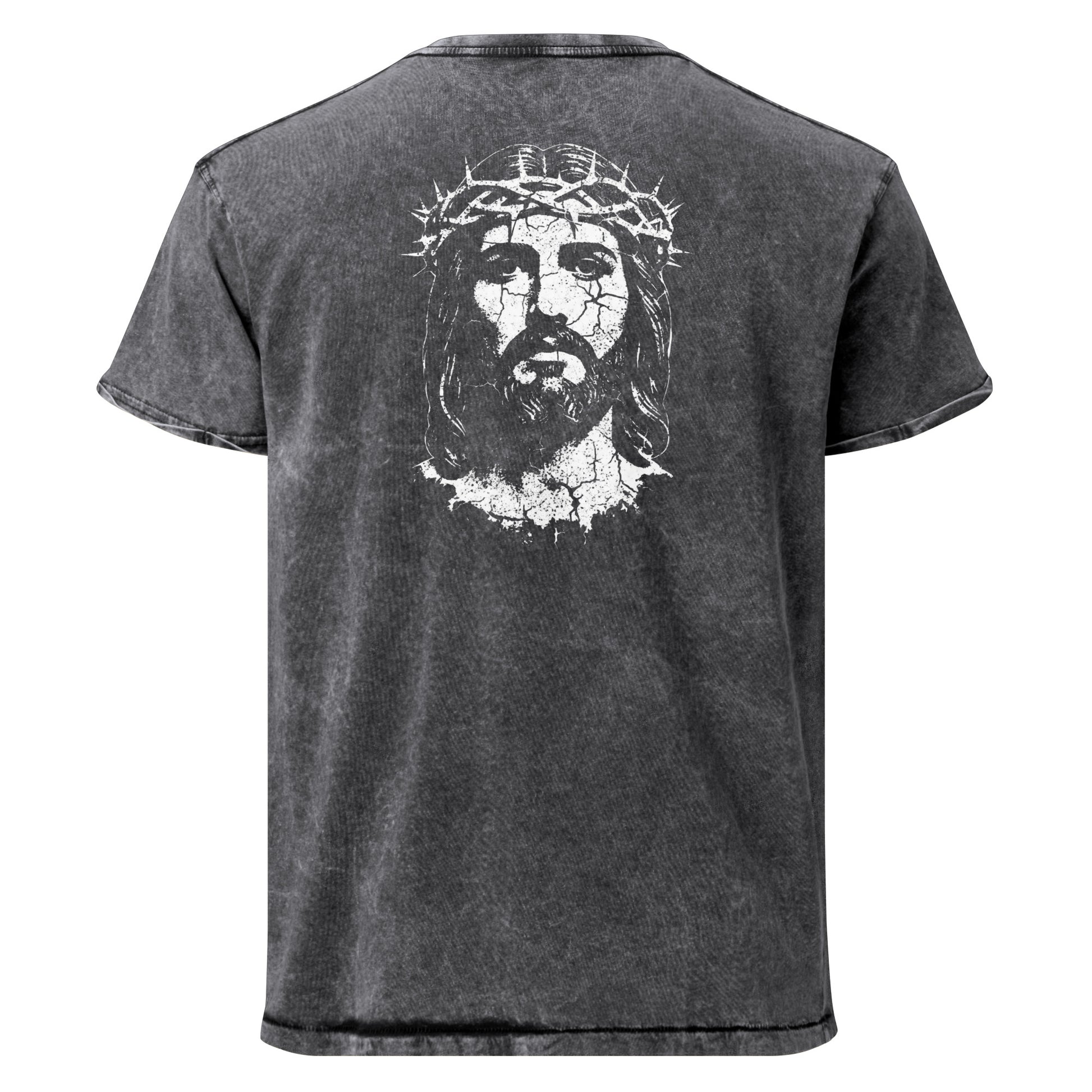 GOD IS NEVER LATE TEE back view