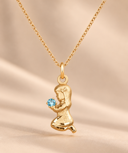 Before You Were Born Birthstone Prayer Necklace