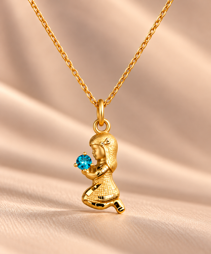 Before You Were Born Birthstone Prayer Necklace