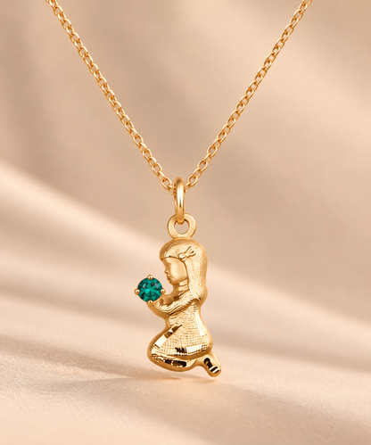 Before You Were Born Birthstone Prayer Necklace