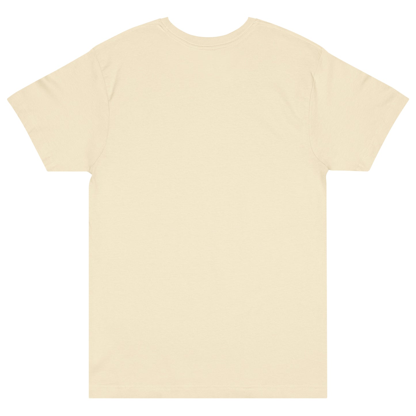 I do business with His Son Tee yellow back view 