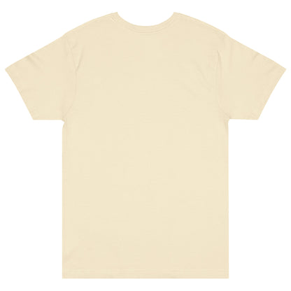 I do business with His Son Tee yellow back view 