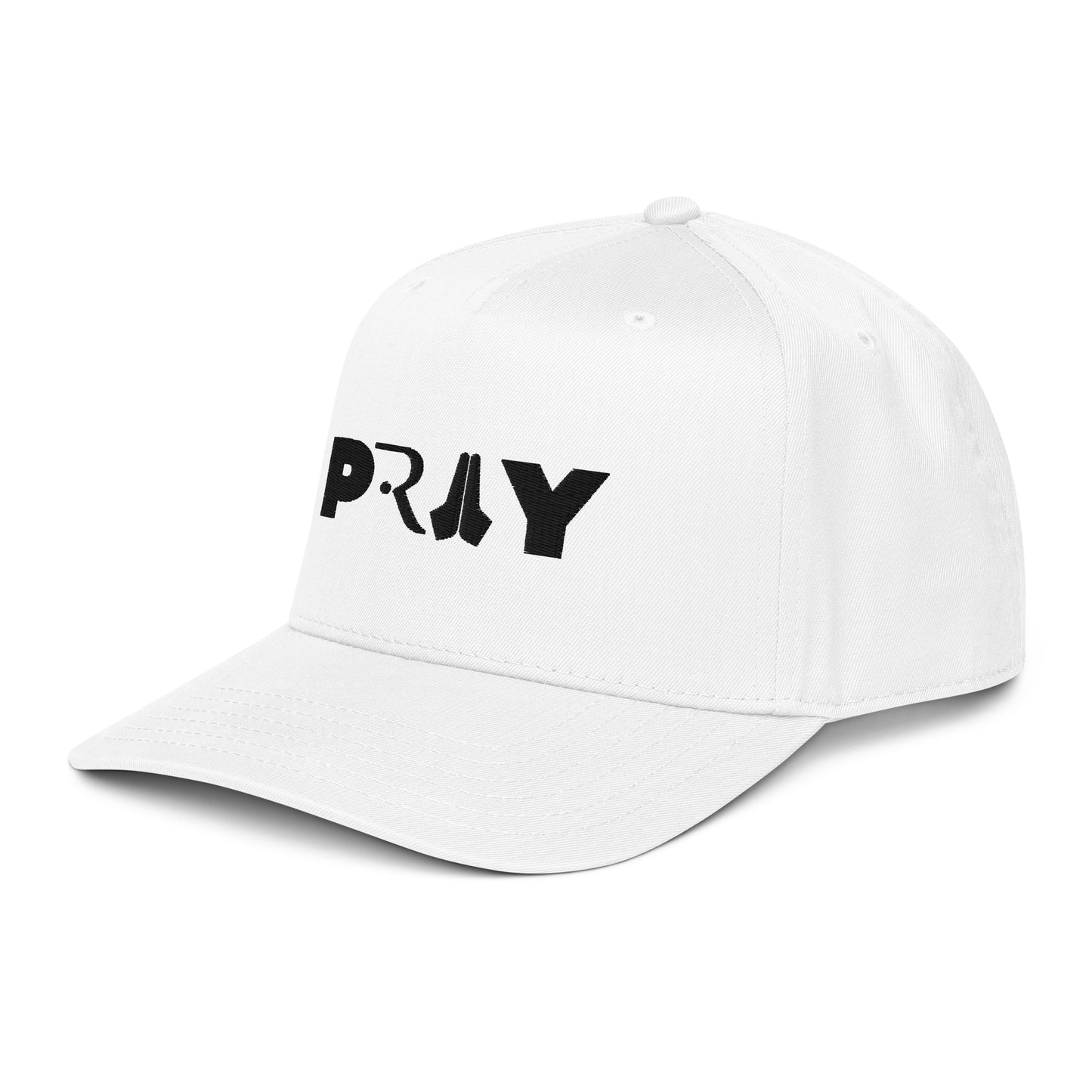 PRAY LEFT SIDE FRONT VIEW WHITE 
