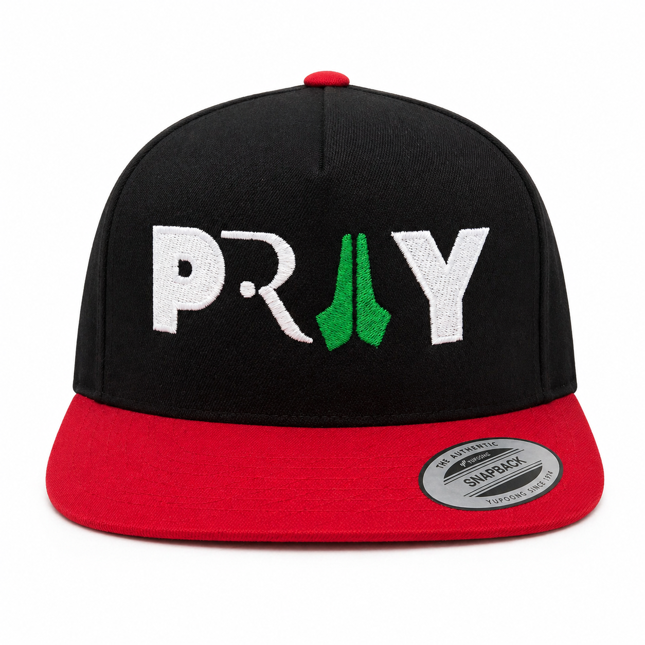 Pray Green Edition Hat front view 
