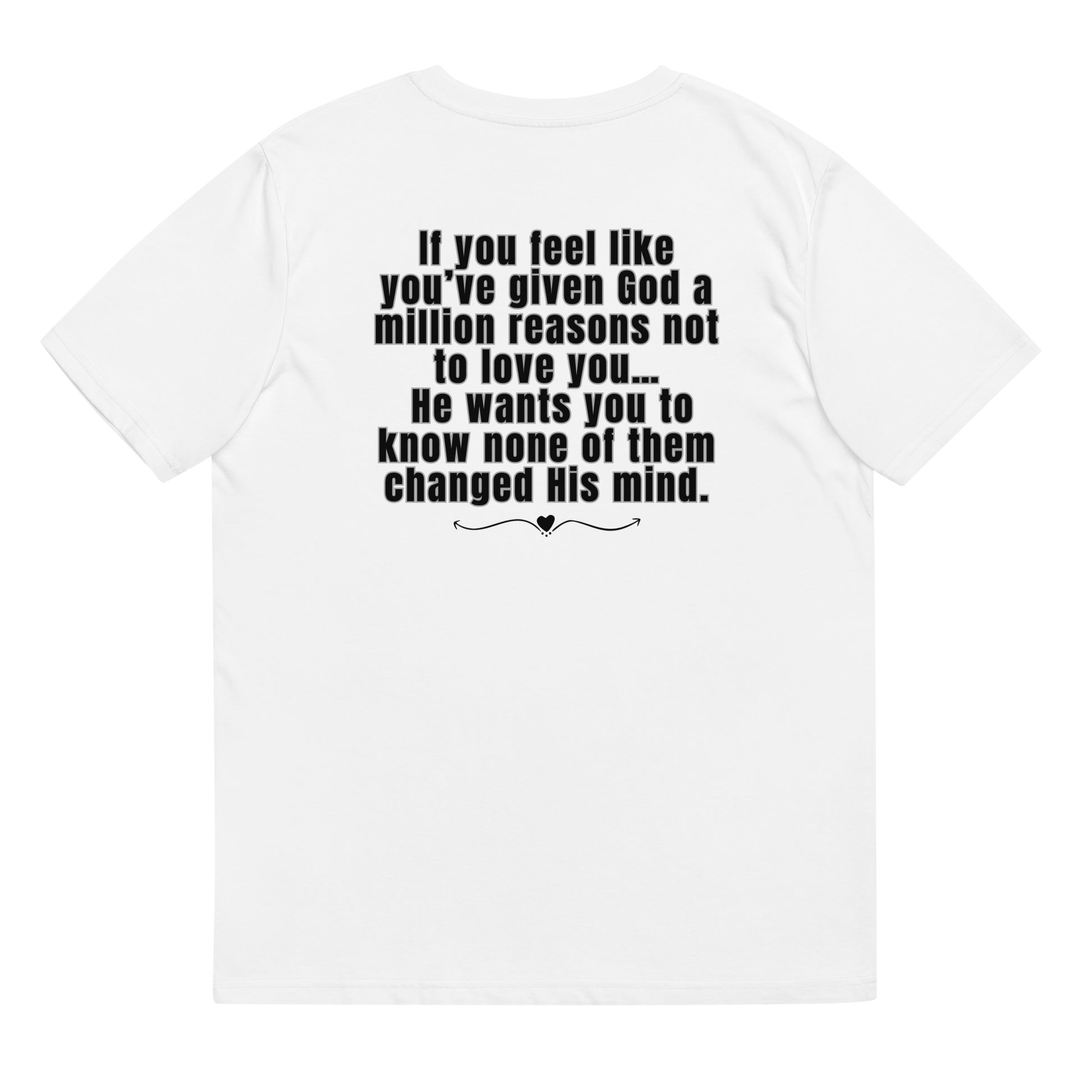 Read the Back/A Message for You. TEE WITHE BACK VIEW 
