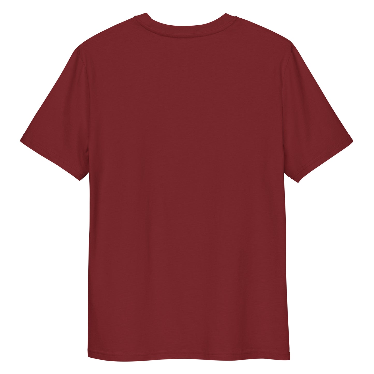Today I Deserve Flowers Tee burgundy back view 