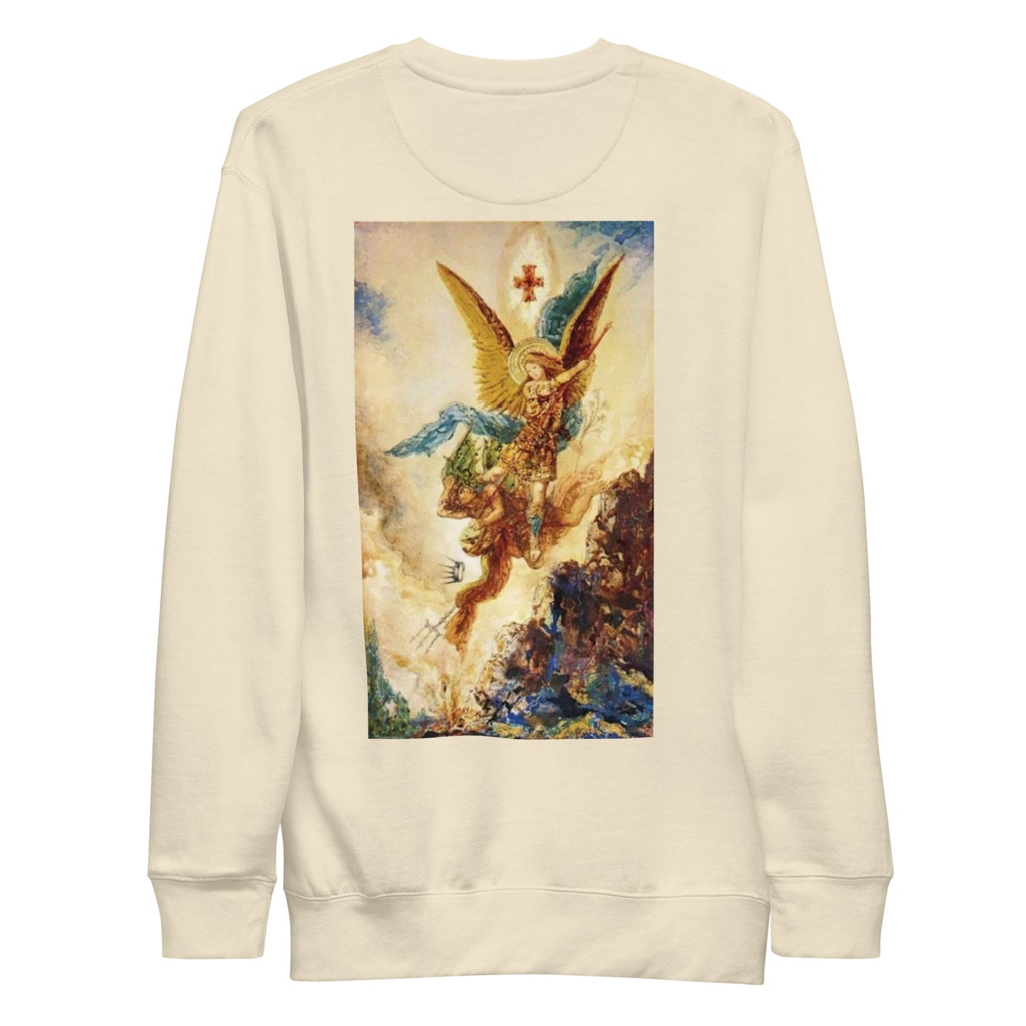 Vincit Qui Patitur Stoic sweater bone Seneca quote back view