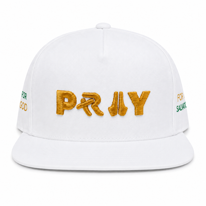 PRAY GOLDEN EDITION WHITE FRONT  VIEW 