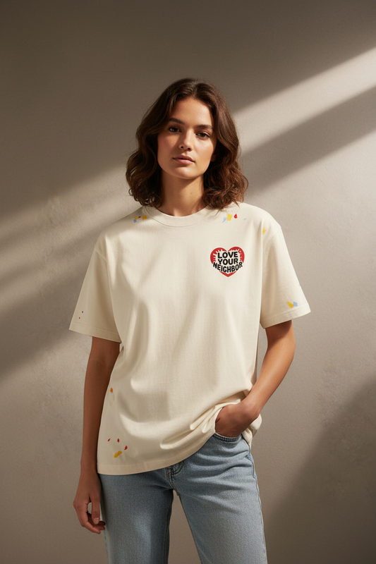 LOVE WITHOUT LIMITS TEE model image