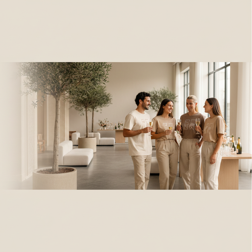 Personalized apparel storefront banner