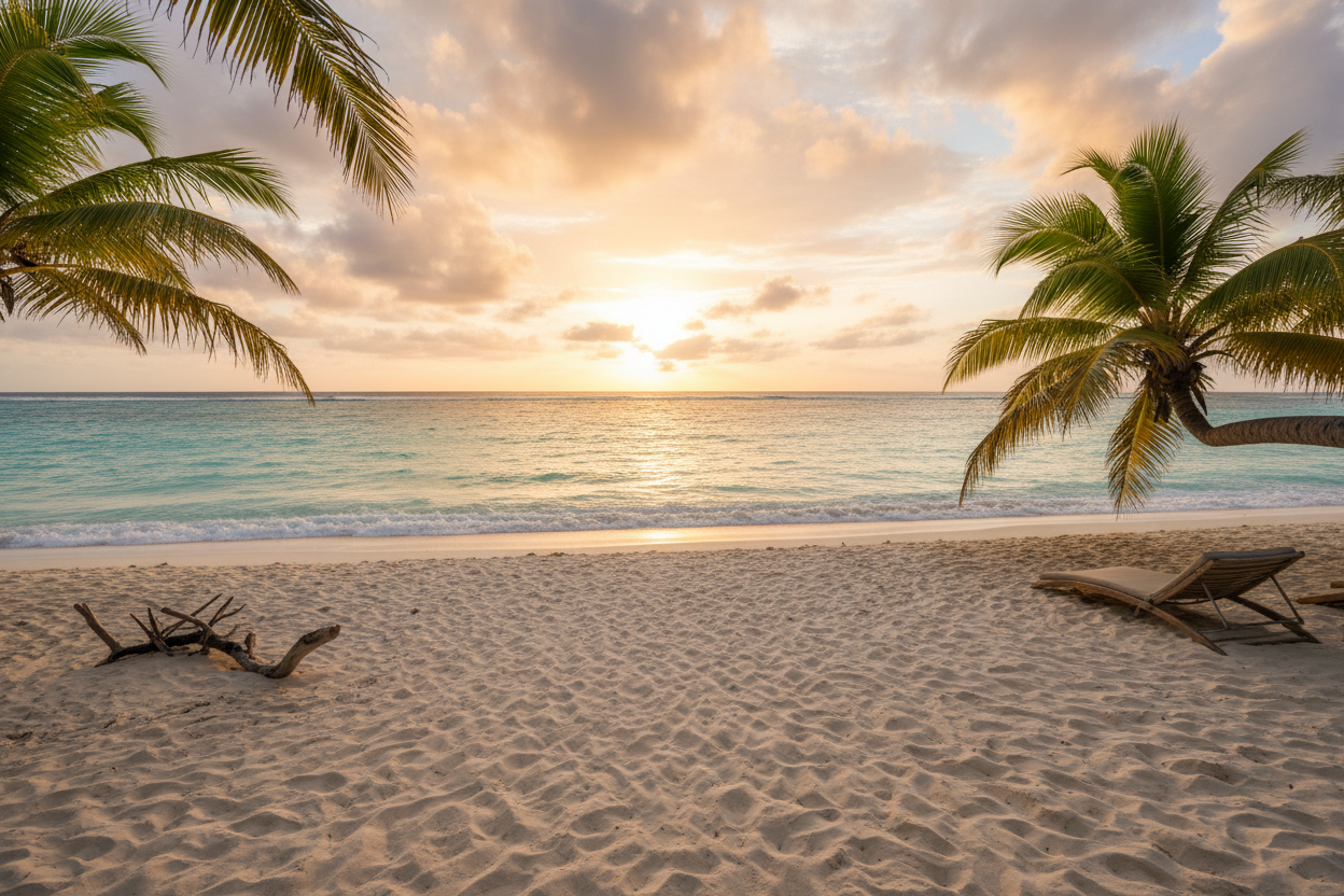 Tropical Beach Banner